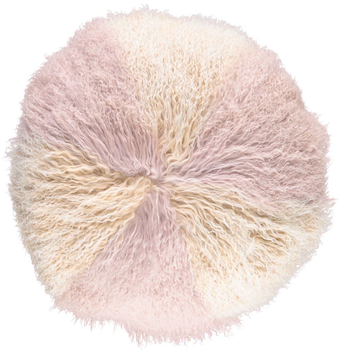 Coussin pour gâteau frisé Lever de soleil arctique/colombe