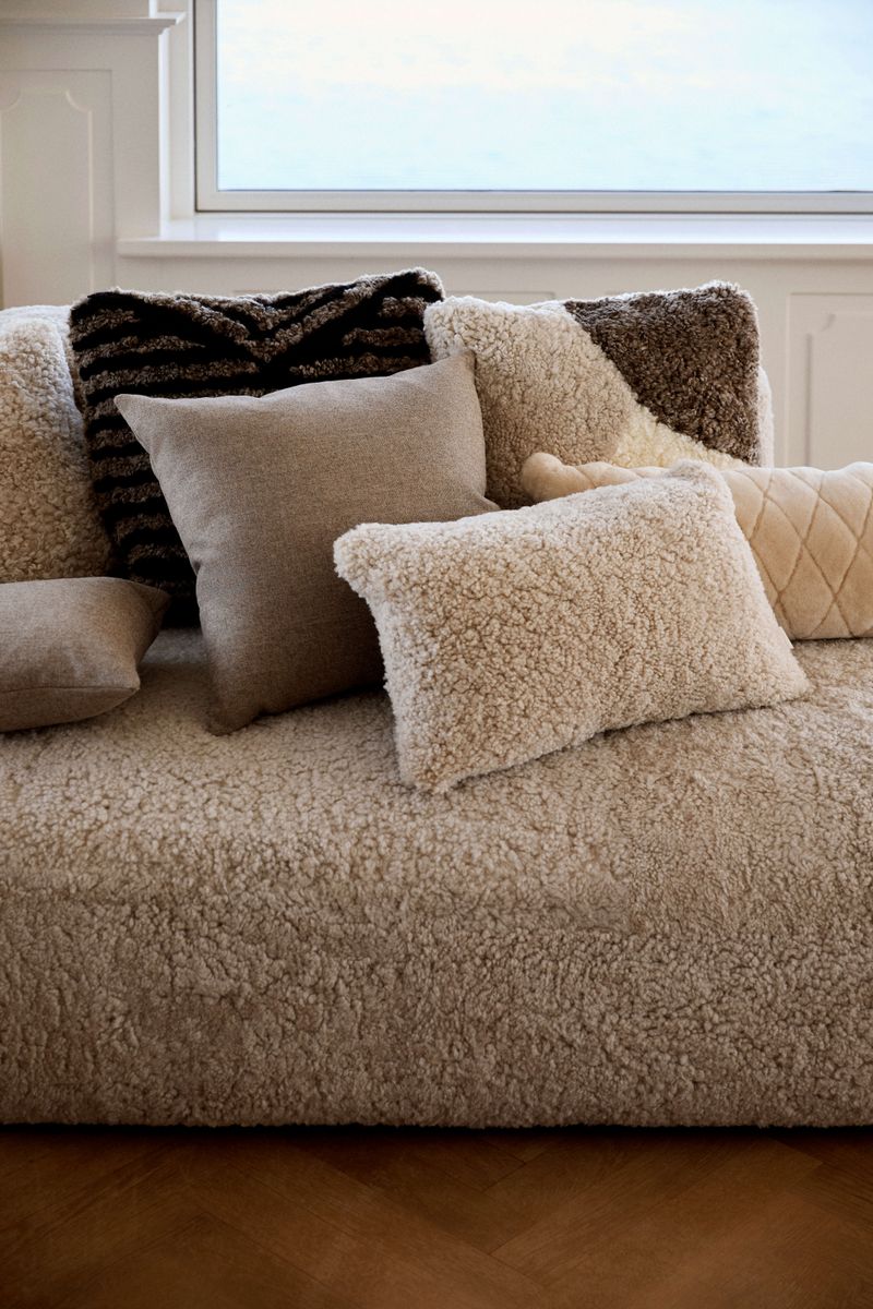 Coussin mocassin Châtaigne