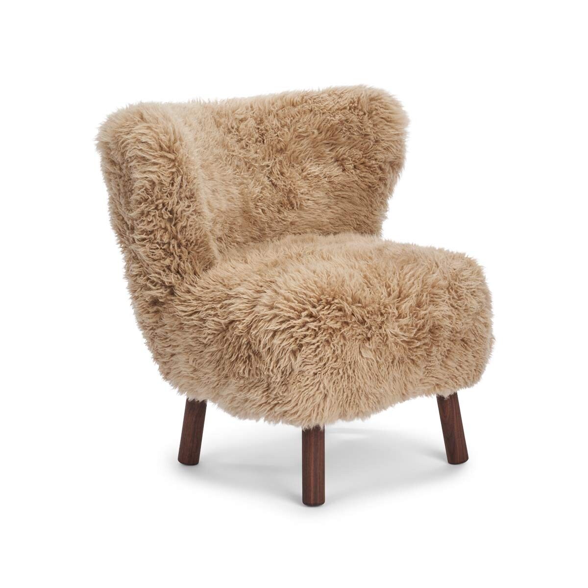 Fauteuil lounge Emily | Laine courte