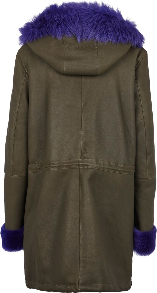 Veste Merle Vert/violet