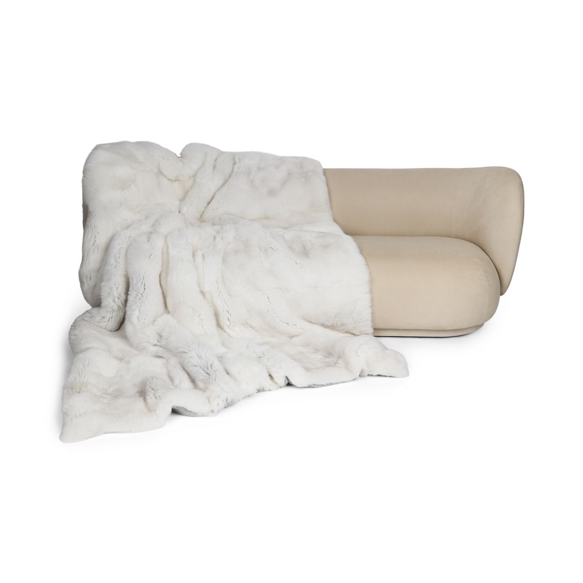 Plaid Premium en Renard | Doublure Cachemire | Shadow | 200x220 cm