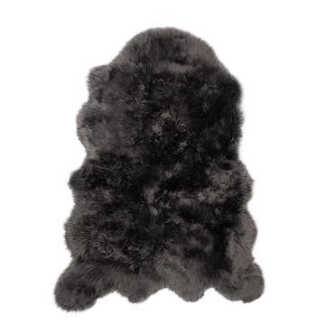 Tapis géant en peau de mouton | Laine longue | Nouvelle-Zélande 104 × 150 cm Acier
