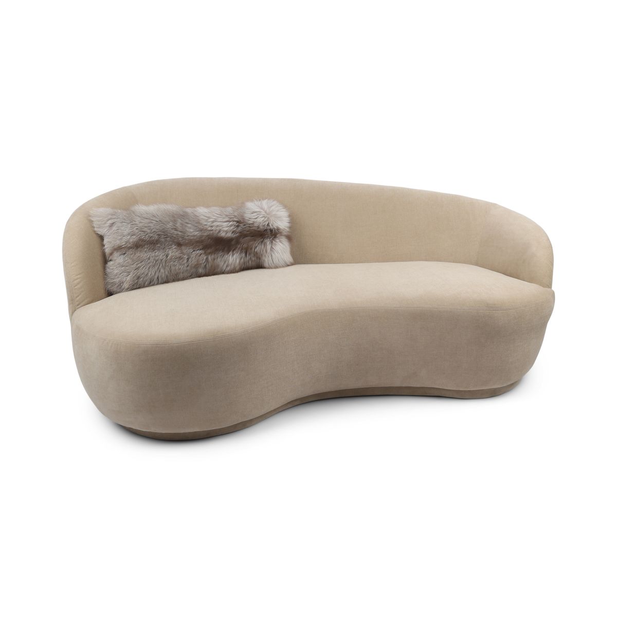 Coussin Premium en Renard | Dos en Cachemire | Norvège | Renard Bleu Nacré | 30x80 cm