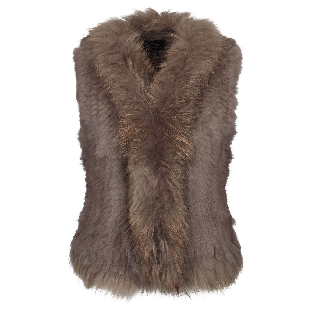 Gilet Anna Taupe