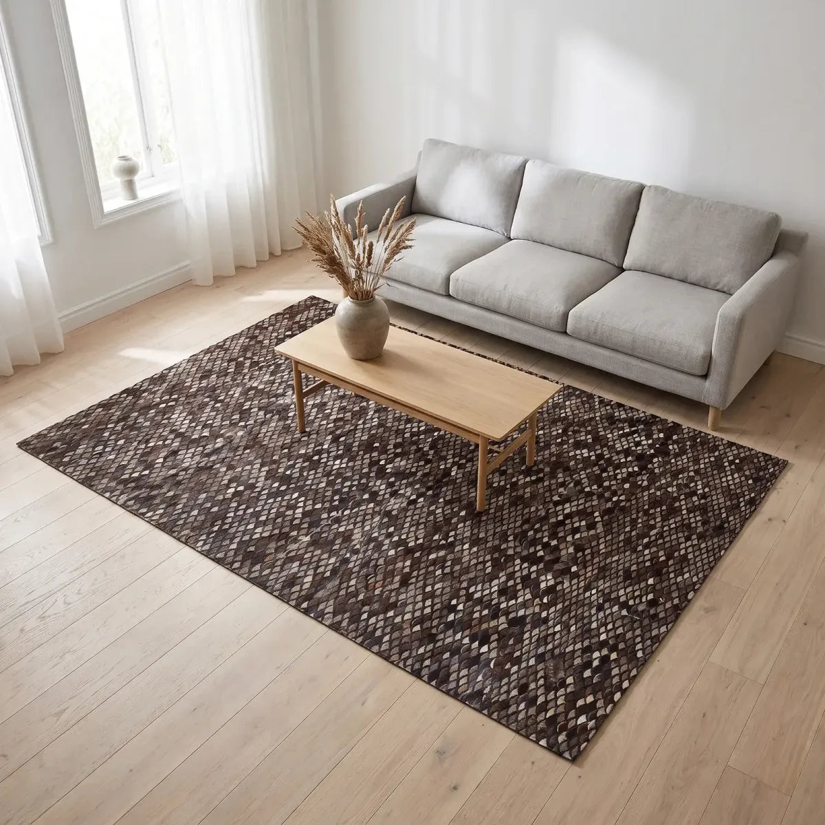 Tapis Design en Peau de Vache | Brésil | 200x300 cm | 170x240 cm