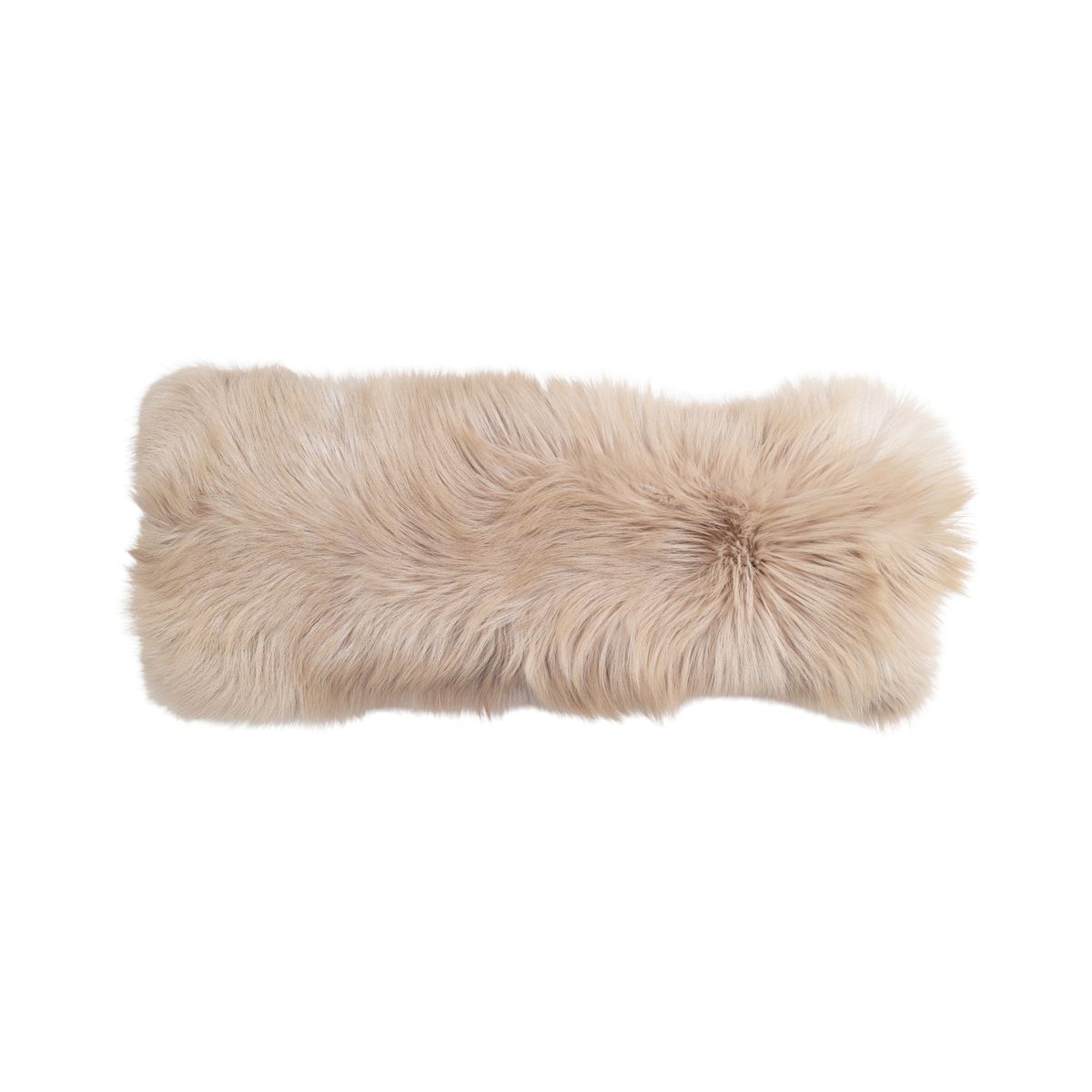 Coussin Premium en Renard | Dos en Cachemire | Norvège | Latte | 30x75 cm