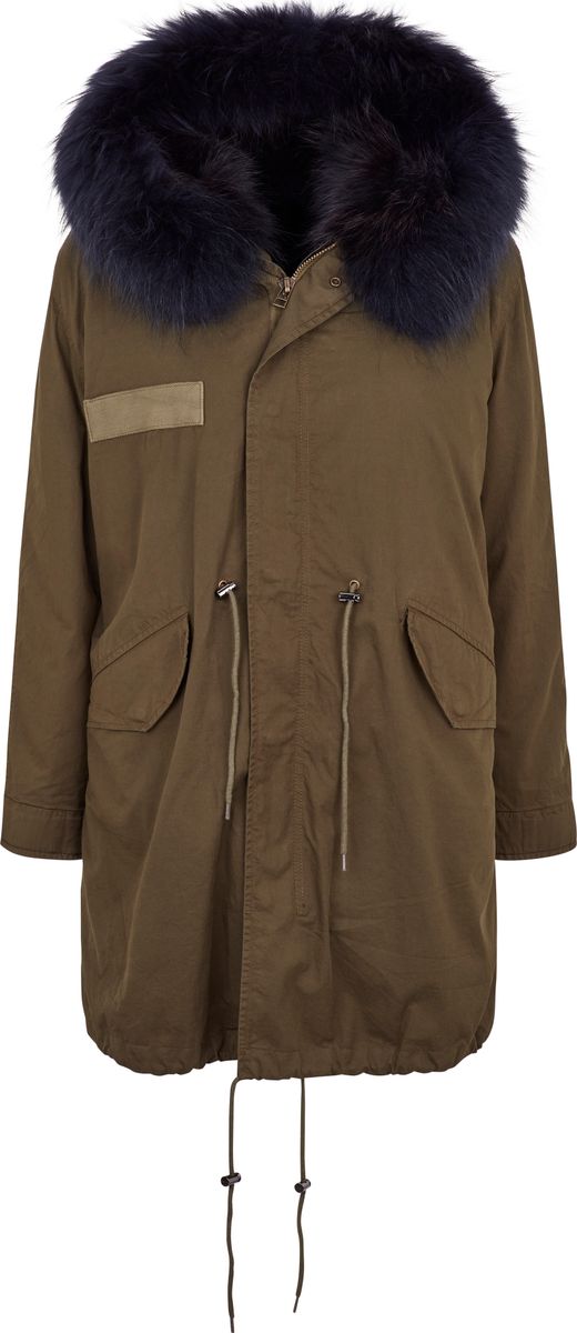 Veste Petra Vert de haie / Bleu foncé