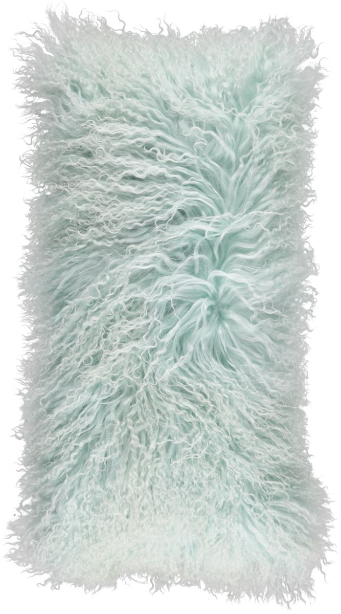Coussin bouclé Menthe