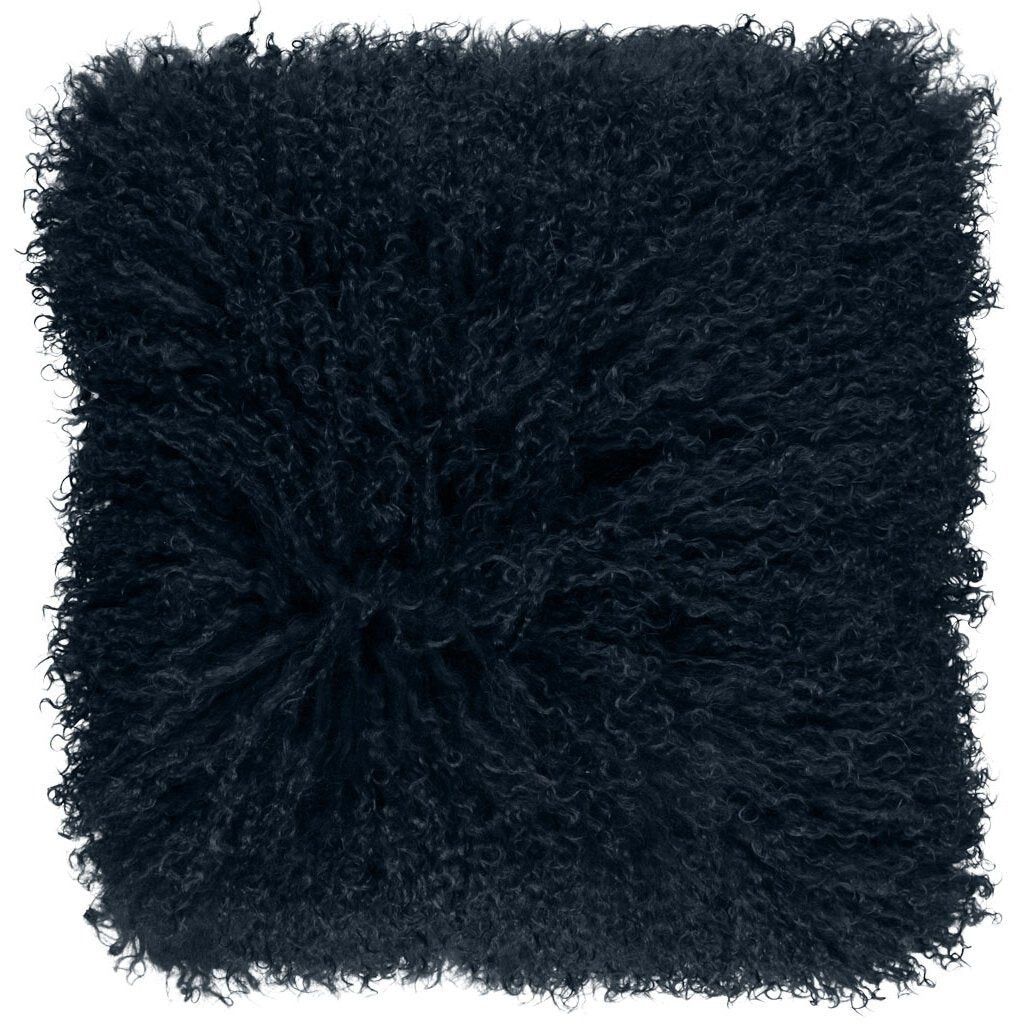 Coussin bouclé Marine
