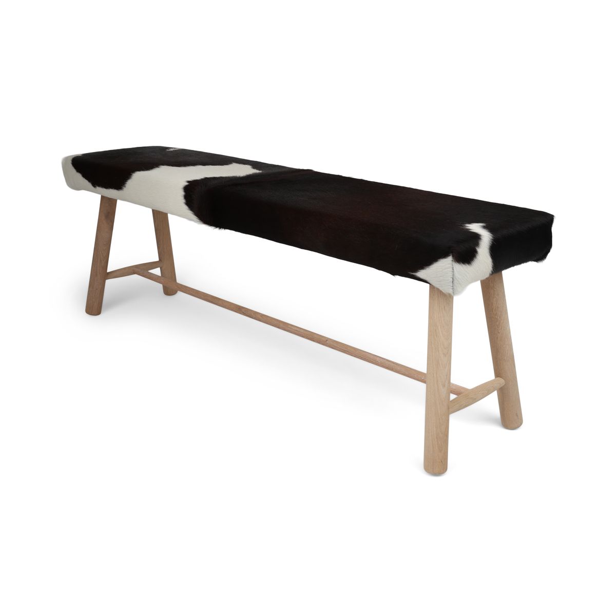Banc en peau de vache | 140x35x45 cm