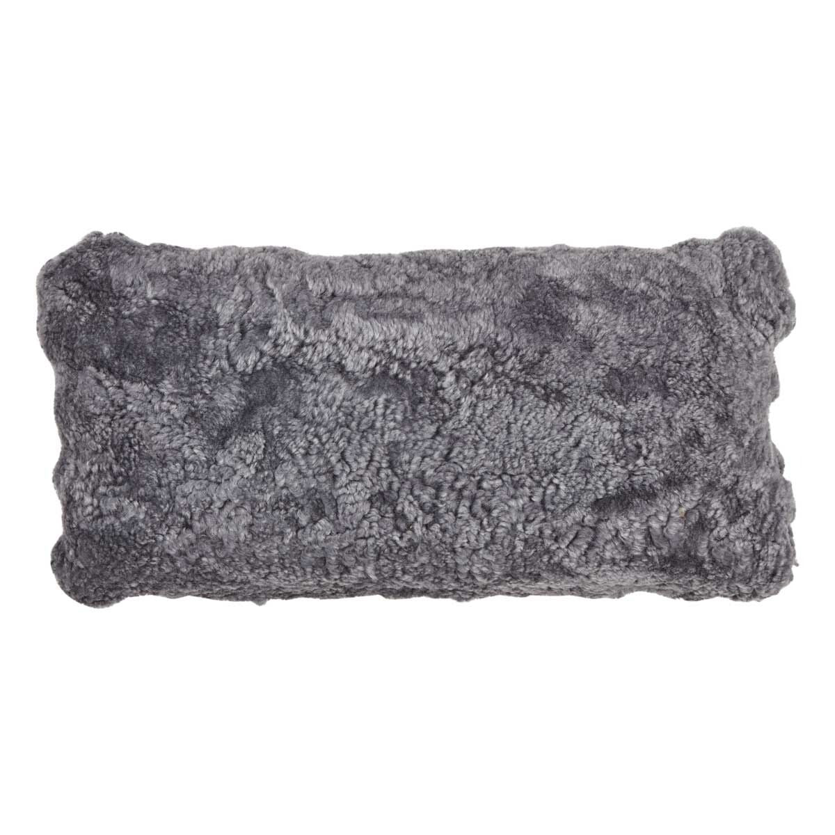 Coussin en laine courte de mouton