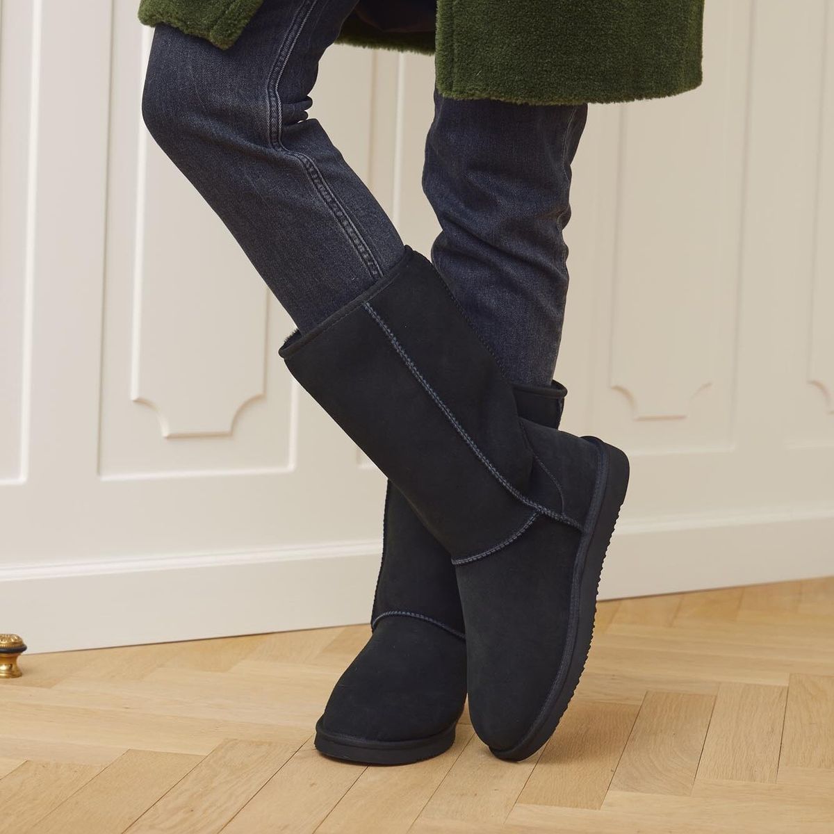 Botte haute Noir