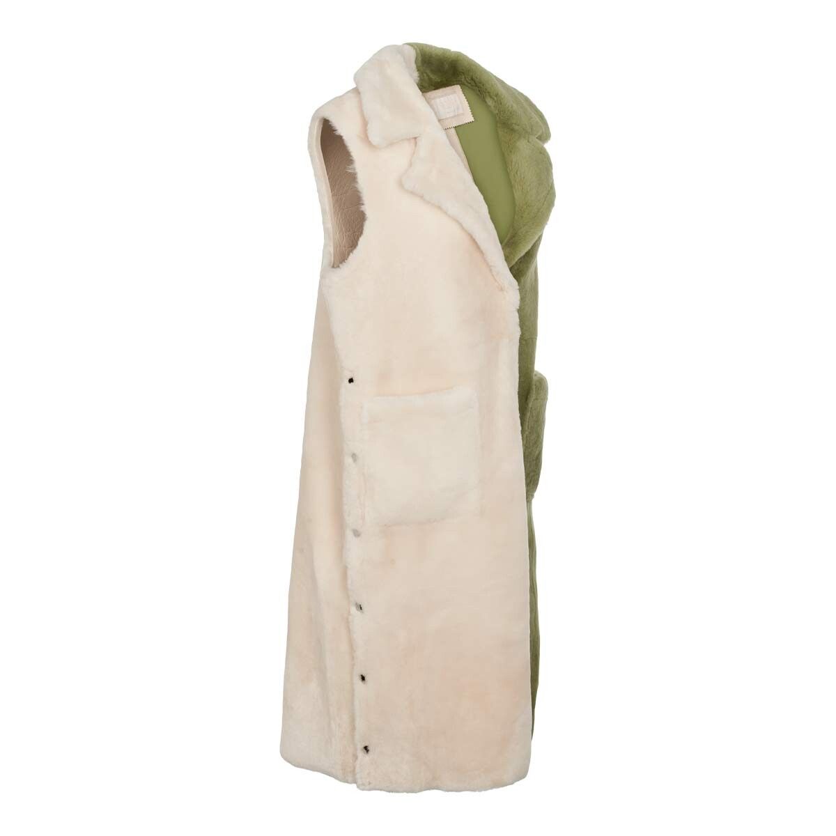 Gilet Raelynn Vert sauge/perle