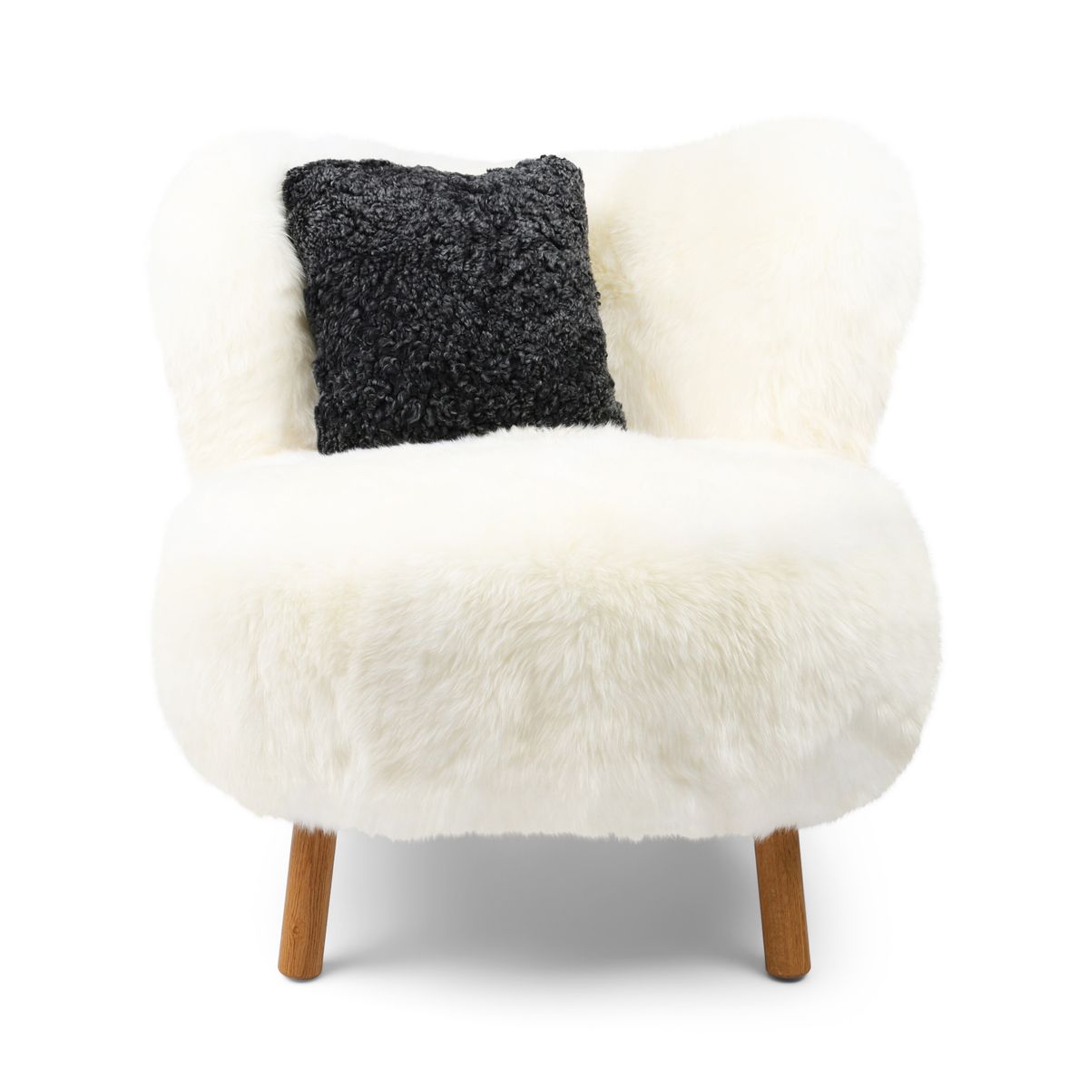 Fauteuil lounge Ethan Puffy Ivoire