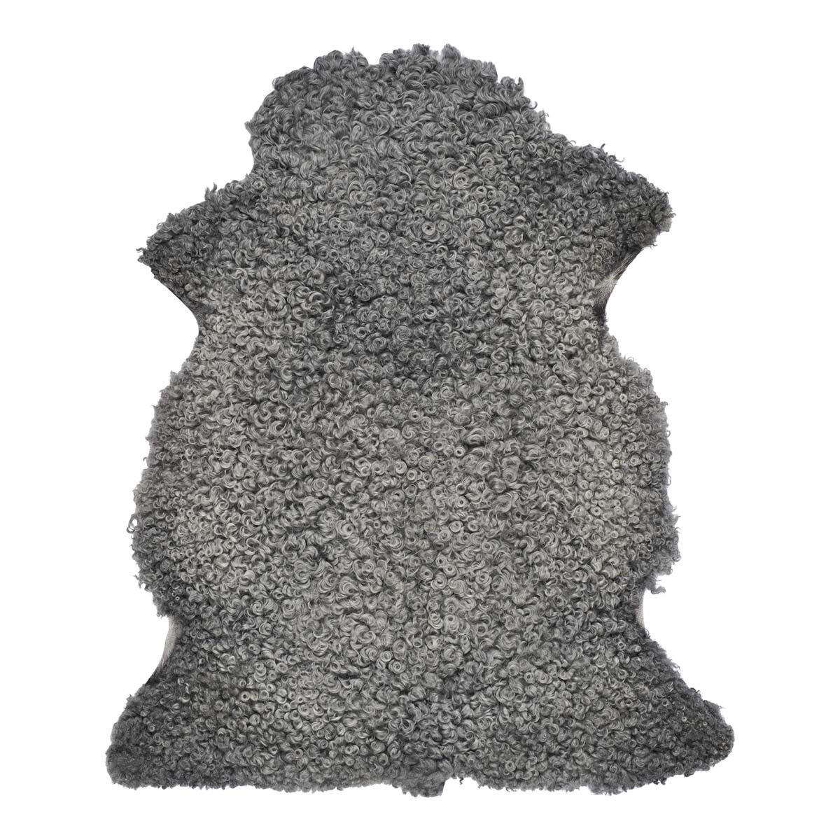 Peau de mouton gotlandaise | Laine bouclée courte 90–100 cm