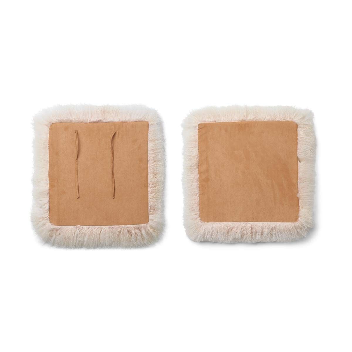 Dessus de siège premium | Laine longue | Nouvelle-Zélande | Ø34 cm
