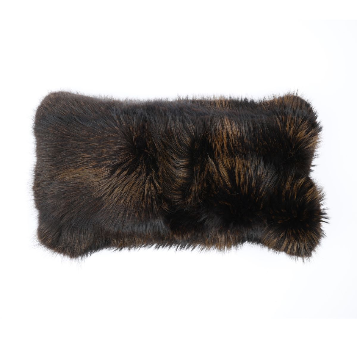Coussin premium en renard | Double Face | Norvège | Moutarde Foncé | 75x50 cm