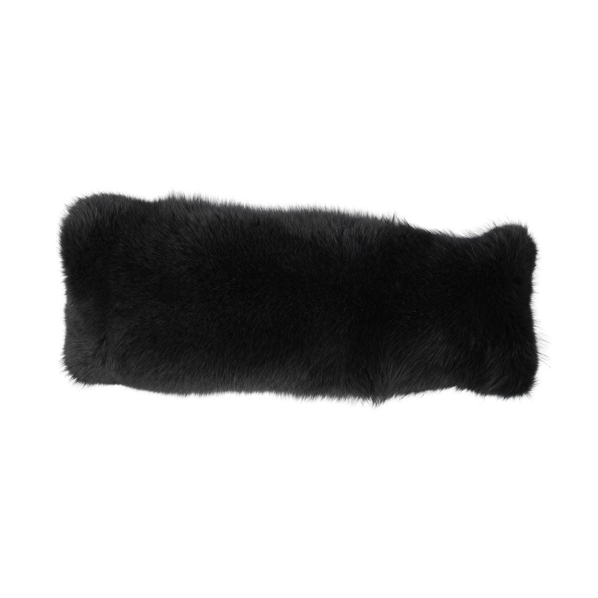 Coussin Premium en Renard | Dos en Cachemire | Norvège | Marine | 30x65 cm