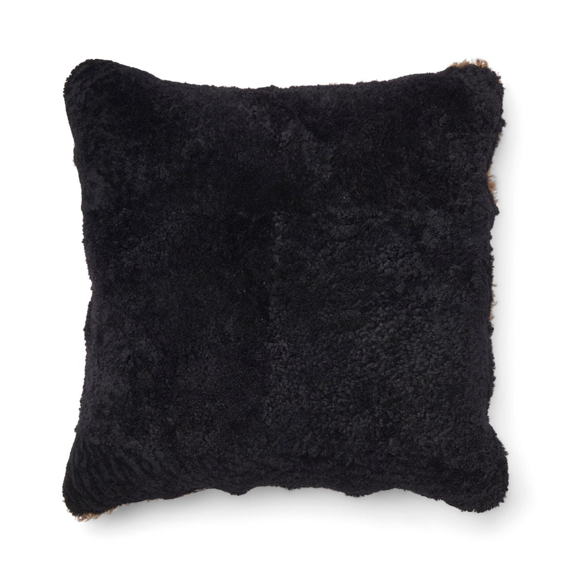 Coussin zébré Taupe/Noir