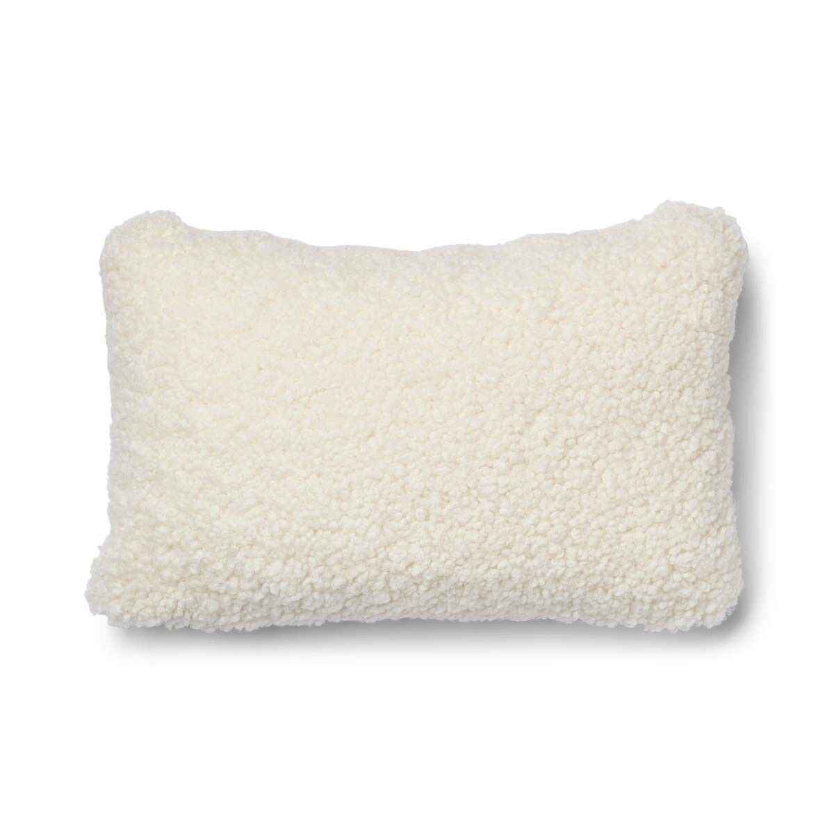 Coussin une face Avoine-Beige/Ivoire