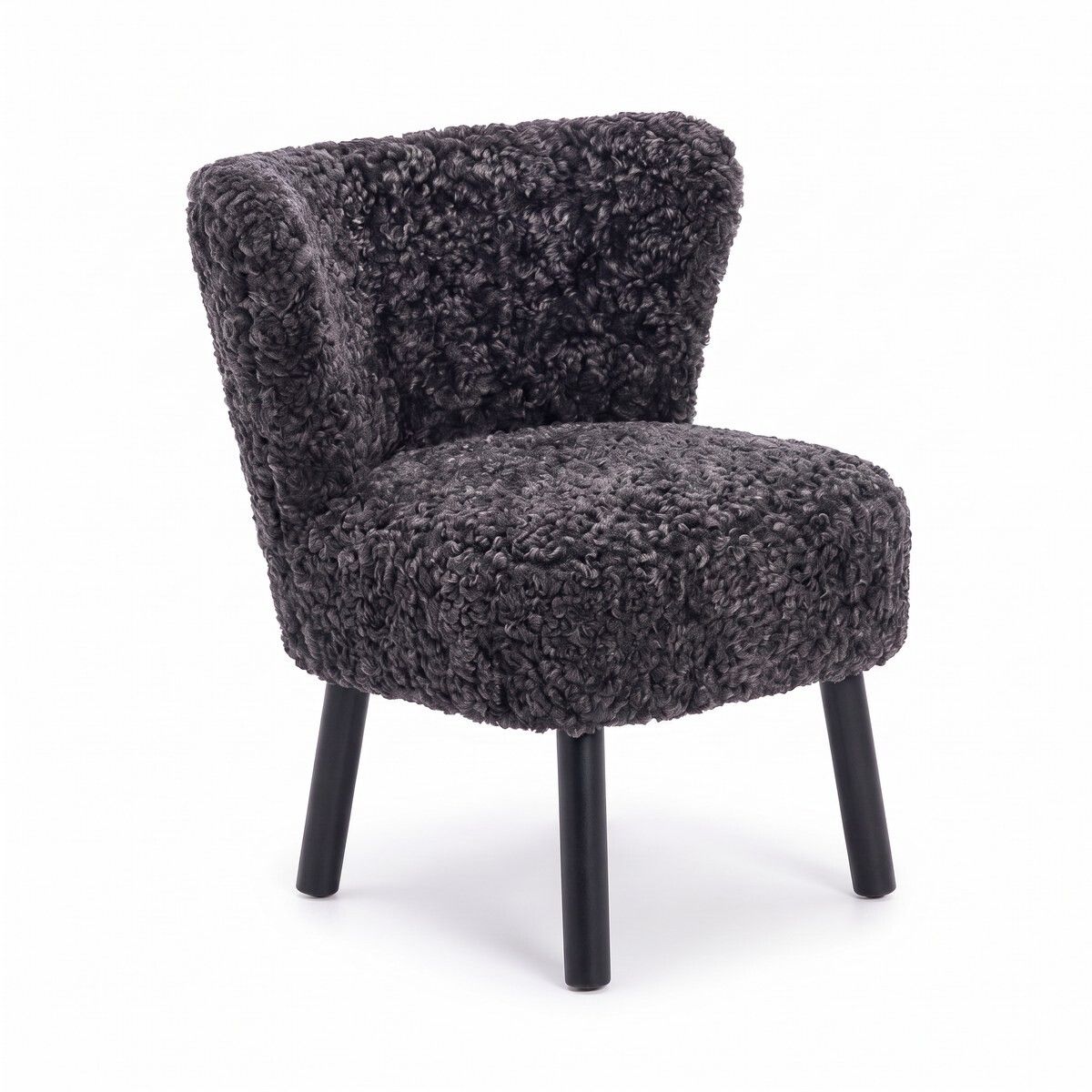 Chaise de salle à manger Emily Anthracite