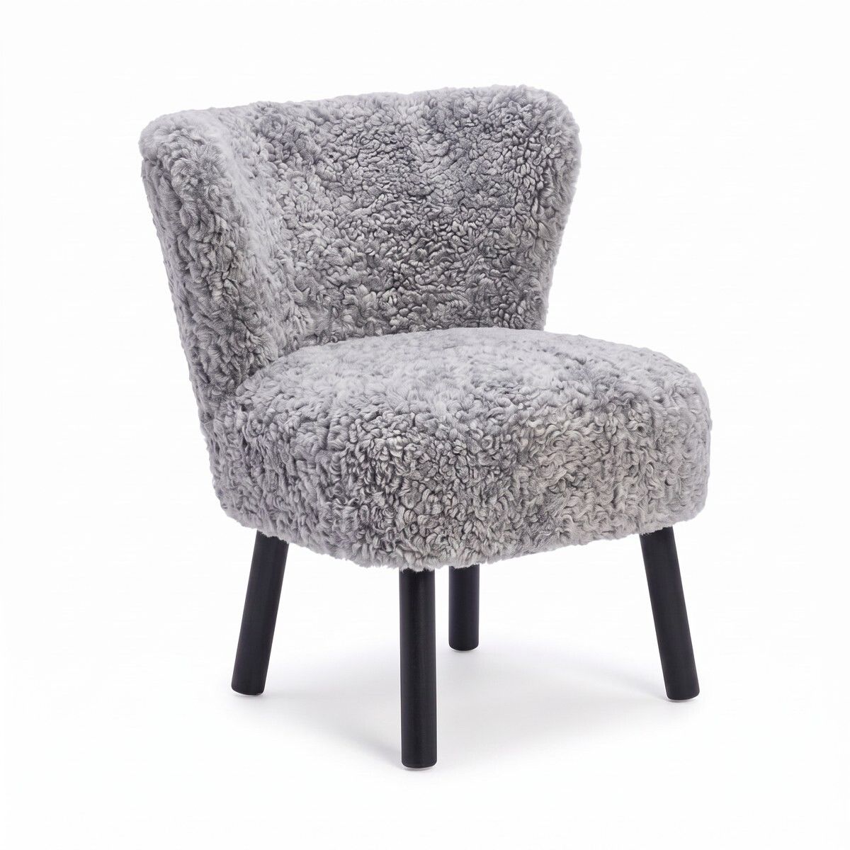 Chaise de salle à manger Emily Gris Léger