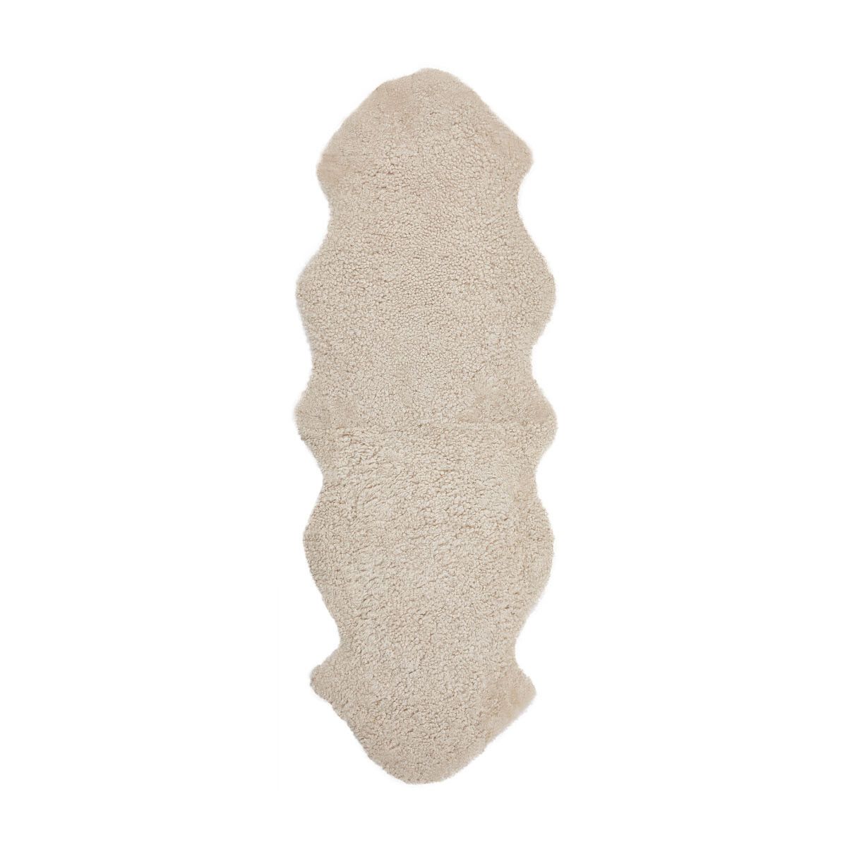 Peau de mouton de Nouvelle-Zélande à laine courte bouclée 180 cm