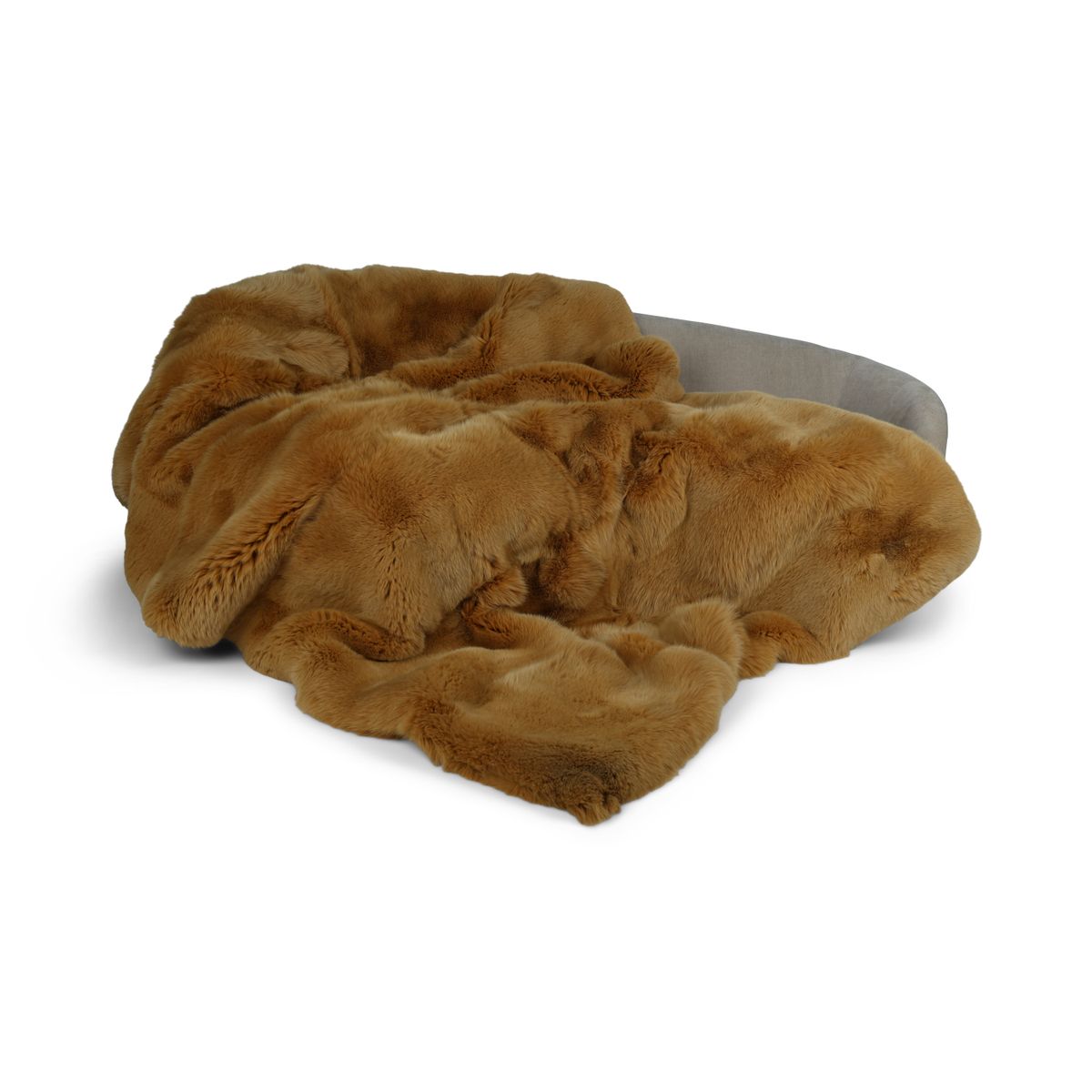 Plaid Premium Fox | Support Cachemire | Moutarde | 240x170 cm