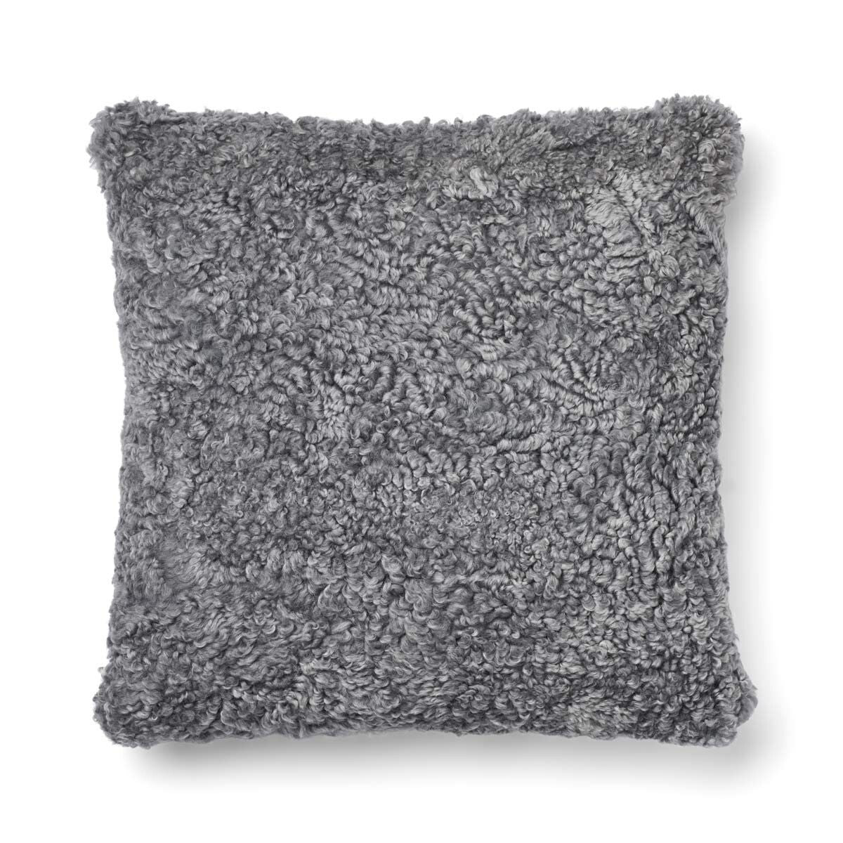Coussin une face Glencheck-Gris/Gris clair