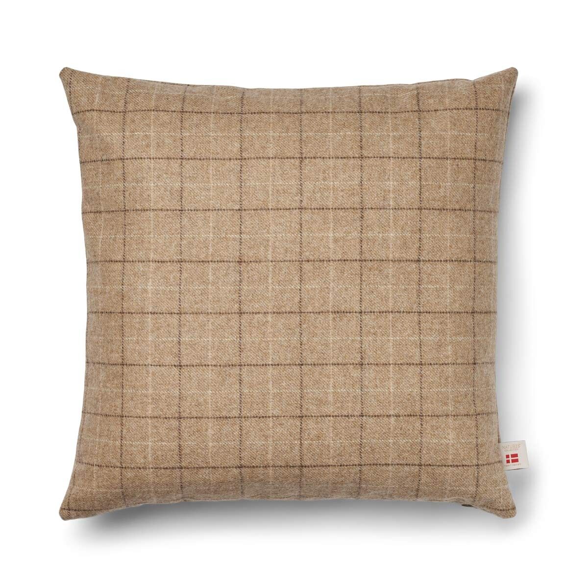 Coussin double face Avoine-Beige