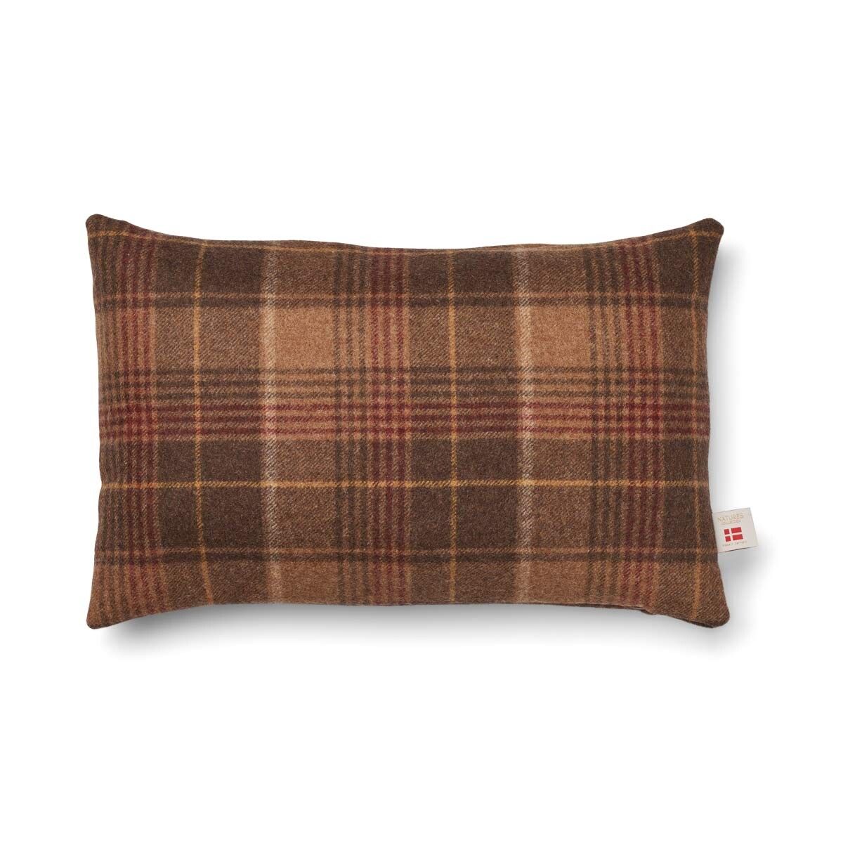 Coussin double face Cacao-Marron foncé